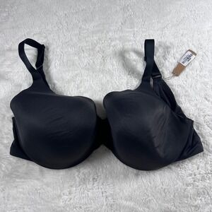 Skims Smoothing Intimates Full Coverage Lightly Lined Bra Onyx Black 38H NEW